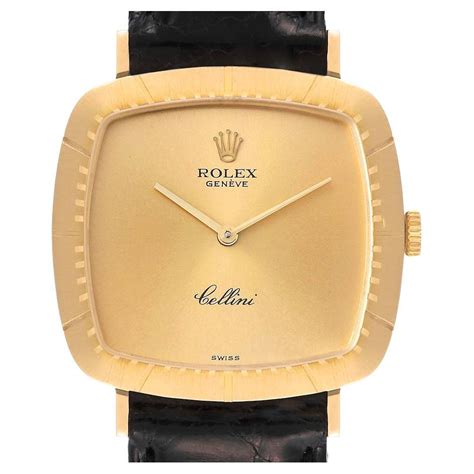 rolex cellini gold watch mans|vintage rolex geneve cellini watch.